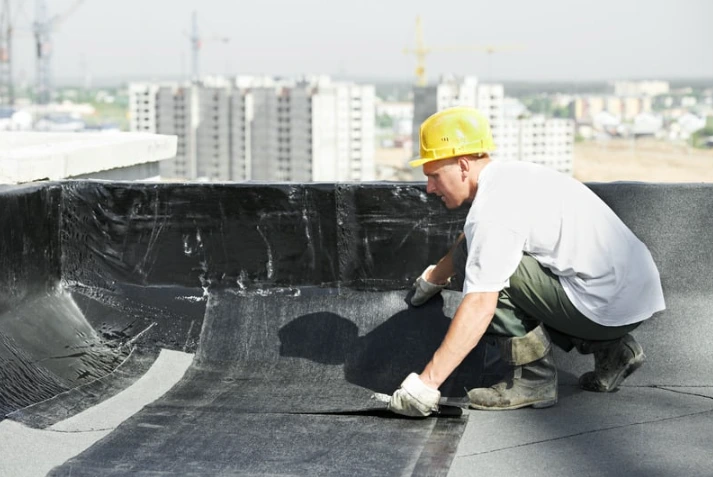 Commercial flat roofing services in Stony Plain, Alberta
