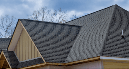 New asphalt shingle roof installed on residential property – Edmonton roof replacement by Silverline Roofing