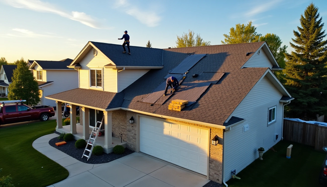 Roof replacement done in edmonton by silverline roofing ltd