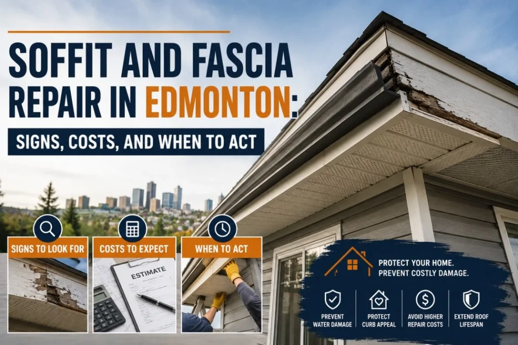 Soffit and Fascia Repair in Edmonton