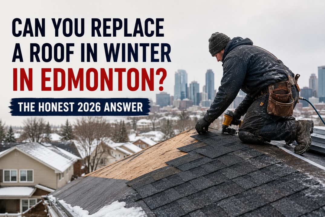 Can You Replace a Roof in Winter in Edmonton? The Honest 2026 Answer
