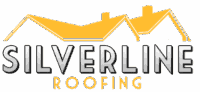 Silverline Roofing Limited logo, featuring stylized rooftops in yellow and bold text indicating professional roofing services.